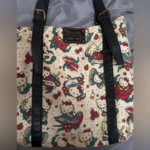 Loungefly Hello Kitty Tattoo Art Tote Bag